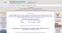 Desktop Screenshot of ezk.cz