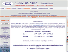 Tablet Screenshot of ezk.cz